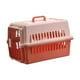 thumbnail image 4 of Jaula de transporte rígida para mascotas, jaula de viaje para perros, gatos, perros pequeños y medianos Naranja, 4 of 9