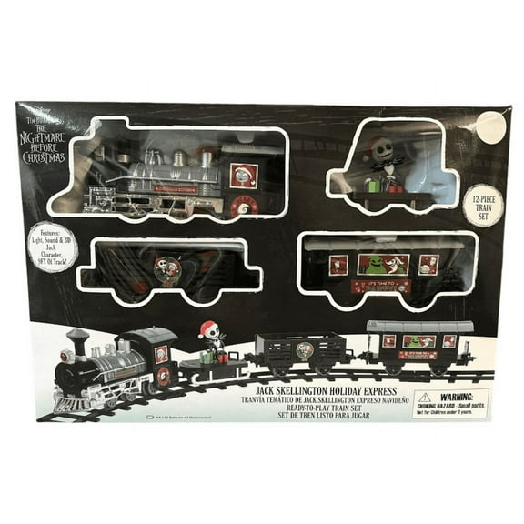 Disney The Nightmare Before Christmas Express Train Set, 12-Piece Plastic Toy by Ruz