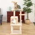 thumbnail image 4 of Multi-Level Cat Tree Condo Furniture with Sisal-Covered Scratching Posts Plush Condos for Kittens Cats and Pets shopwise Round, 4 of 20