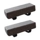 thumbnail image 2 of 2x Cojín para reposabrazos de silla Almohadilla de esponja para reposabrazos Almohada de apoyo para el codo para Gris oscuro, 2 of 9