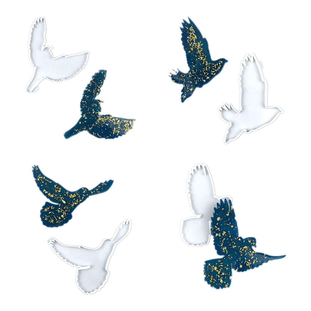 4-Piece Butterfly Silicone Resin Molds - For Wall Hanging Decor, Crafts, Epoxy Resin 2 thumbnail image