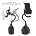 thumbnail image 2 of Support de Téléphone Universel Réglable Gooseneck Support de Gobelet Support de Voiture pour Téléphone Portable Multiples Smartphones B, 2 of 8