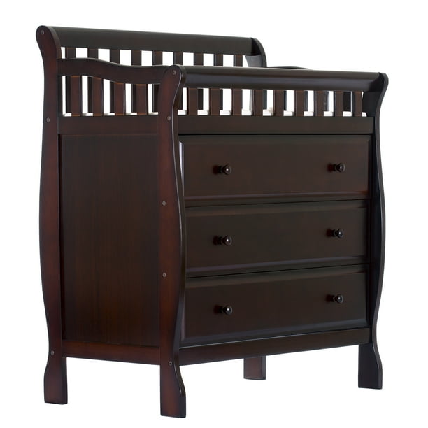 Dream On Me Marcus Changing Table And Dresser, Espresso