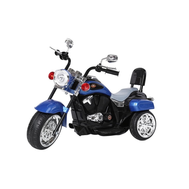 PINGÜE® Motocicleta Eléctrica Estilo Chopper Harley Davidson | Batería 6V, Avance/Atrás, Ruedas Traseras Motorizadas | Seguro y Divertido | ATV/Todo Terreno