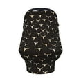 thumbnail image 2 of Fotbe Cow Skulls Pattern Car Seat Covers for Babies, Nursing Breastfeeding Cover Infant Carseat Canopy, Soft Stretchy Carrier Cover, 2 of 9