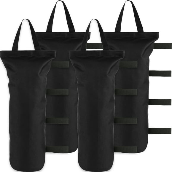 4 Pcs Sacs de Sable Robustes Sac de Poids à Double Piqûre avec Boucle en Nylon Sacs de Sable de Poids pour Tente Pop-Up Sac de Pieds Lesté avec Fermeture Éclair Sac de Sable Imperméable pour Parasol de Patio Extérieur 18.9