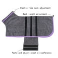 thumbnail image 4 of Dog Drying Coat Fast Drying Dog Towel Robe Microfiber Dog Drying Bag Super Absorbent Pet Bathrobe, Adjustable Collar & Belly Strap Bath Robe Towel, 4 of 7