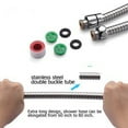 thumbnail image 5 of Fithood Rain Shower Head - High Pressure Handheld Showerhead & Rain Showerhead Combo with 7 Spray Setting, 2 in 1 Shower Head System Stainless Steel Extra Long Shower Hose，Chrome 1.8 GPM, 5 of 5