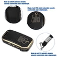thumbnail image 3 of TPU 7 Botones Llavero Funda con Llave Cadena para Kia Ceed - 1uds Negro, 3 of 7