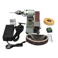 thumbnail image 4 of Amoladora ajustable de 7 velocidades Lijadora de banda Adaptador de enchufe de EE. UU. Resistente al desgaste Ángulo fijo Fácil de usar Amoladora de , Estilo f, 4 of 8