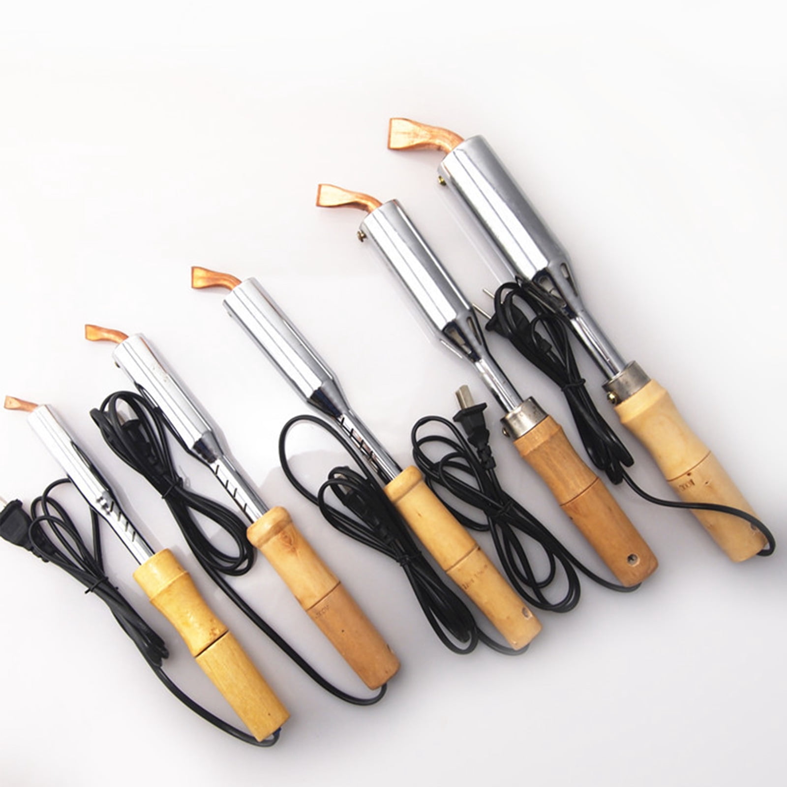 Welding Repair Tool 300W Electric Soldering Iron Solder Welding With Handle Wooden Handle Soldering Iron