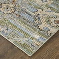 thumbnail image 3 of Feizy Melrose Traditional Floral & Botanical, Green/Ivory/Blue, 7' 10" x 10' 3" Area Rug, Easy Care Stain Resistant Fade Resistant, Area Rug for Living Room and Bedroom, 3 of 8