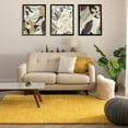 thumbnail image 6 of Well Woven Madison Shag Solid Ethnic Modern Area Rug, Yellow, 6 of 7