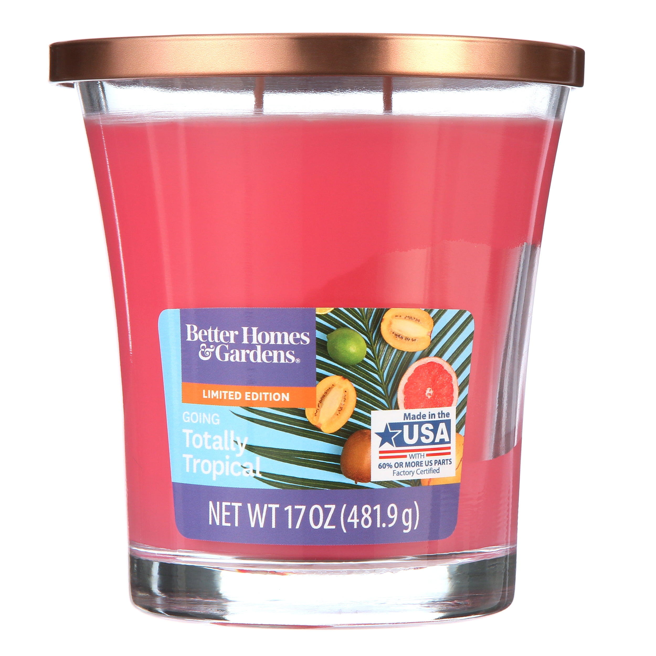 Better Homes & Gardens Going Totally Tropical Candle, 17 oz - Walmart