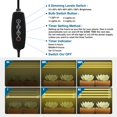 thumbnail image 4 of Luces de cultivo Mosthink LED de espectro completo de 5500 K, paquete de 4 unidades con temporizador, 4 of 6