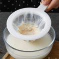 thumbnail image 2 of 400 mesh Colador de malla de nailon ultrafino para cocina, cuchara de filtro de tamiz de plástico para leche de soja, café, leche, yogur y zumo, 2 of 5
