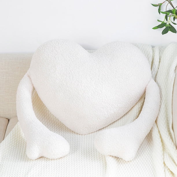 Regalos para Parejas,Amor Palm Almohada Pareja Abrazando el Cojín Del Dedo,Día de San Valentín Regalo Sofá Cojín con Corbata,Regalos para Parejas Únicos