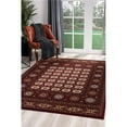 thumbnail image 1 of 3â€™ x 12â€™ Red Eclectic Geometric Pattern Runner Rug, 1 of 1