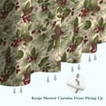 thumbnail image 6 of Beige Christmas Pine Cone Pattern Shower Curtain 72"x72" ,Bathroom Decorative Shower Curtains Set with 12 Hooks,Modern Waterproof Washable Shower Curtain, 6 of 6