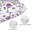 thumbnail image 3 of Fotbe Lavender Flowers Funda de Almohada Decorativa Estilo Occidental, Lujo en Algodón, Fundas para Almohadas King, Cojín Estampado para Decoración del Hogar-20"x30", 3 of 6