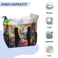 thumbnail image 5 of YAZAOO Mesh Beach Bags Totes Foldable Multiple Pockets Creatively Whispers Of Spring Printed, 5 of 8