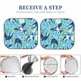 thumbnail image 6 of Haiem Flying Swallows Windshield Sun Shade: Universal Foldable 2-Piece Car Front Window Sunshade - Blocks Uv Rays, And Reduces Heat,Essential Car Accessory Small, 6 of 7
