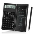 thumbnail image 1 of Scientific Calculator (black) Ultra-thin with Erasable Writing Board, Math/Geometry Physics Calculator/10-Digit LCD, 1 of 5