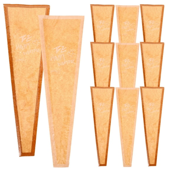 FOMIYES Assorted Color Kraft Paper Flower Wrapping Sleeves Perfect for Weddings and Floral Arrangements 60 Pcs