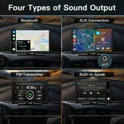 CARABC D9 9 Touch Screen Car Stereo with CarPlay, GPS and Backup Camera