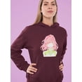 thumbnail image 2 of Manga Girl Cheerful Smile Hoodie Women -Image by Shutterstock, Female XX-Large, 2 of 4
