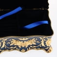 thumbnail image 4 of Cajas de Joyería Vintage Sunnimix de Metal 2 Capas Azul y Oro, 4 of 7