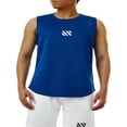 thumbnail image 1 of Mens Gym Workout Running Tank Top Summer Athletic Quick Dry Muscle Bodybuilding Tank Tops, 1 of 5