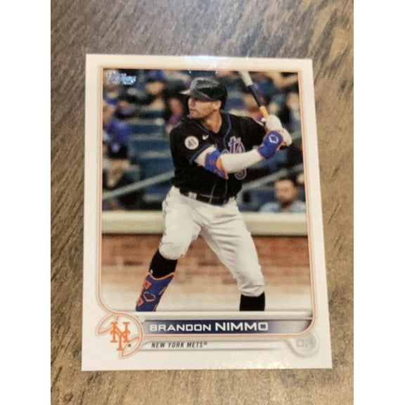 Brandon Nimmo New York Mets MLB 2022 Topps 344
