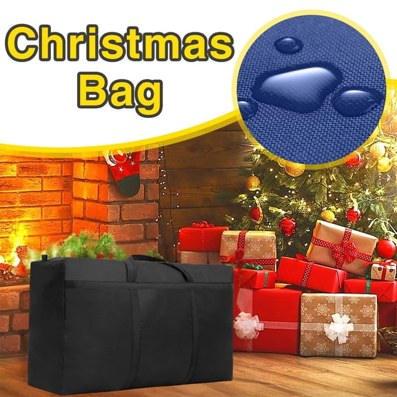 Tree Storage Bag Christmas Storage Bins, Christmas Tree Bag Storage, Zippered Storage Bags Christmas Tree Bags, Small Christmas Tree Storage Bag(1PC)