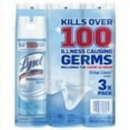 Lysol Disinfectant Spray, Crisp Linen Scent, 19 oz., 3 Pack – Kills 99.9% of Germs