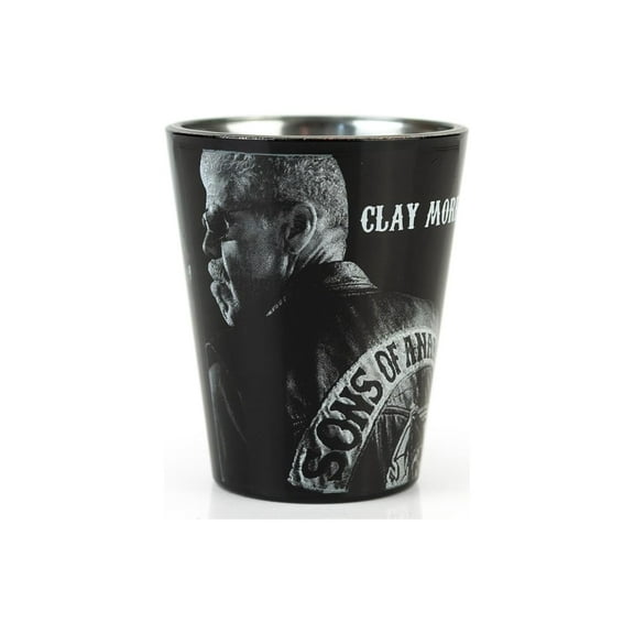 Sons of Anarchy Clay Morrow Collectible Tribute Shot Glass | Holds 1.5 Ounces