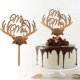 thumbnail image 1 of Cake Topper Picos de Tarta de Boda Picos y Toppers de Tarta de Boda Cake Topper de Madera, 1 of 5