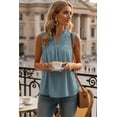 thumbnail image 6 of SHEWIN Sleeveless Blouses for Women Boho Tops Summer Lace V Neck Sleeveless Shirts Lightweight Flowy Dressy Shirt, 6 of 7