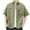 Army Green, variant on Iugvhana Men's Shirt Jacket Button Down Short Sleeve Casual Cardigan Tees Shirt Tops Summer Outdoors Blouse with Zip Pocket Army Green M