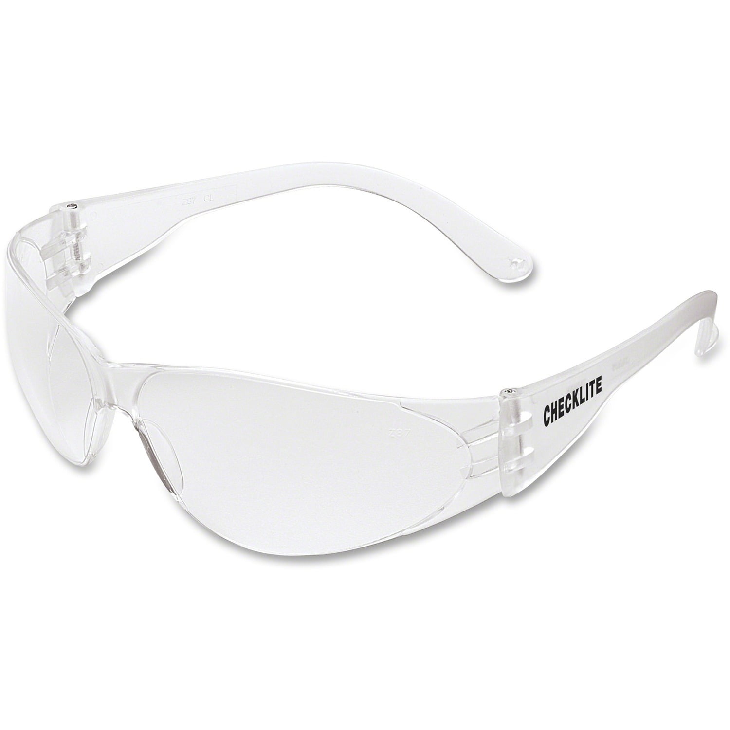 MCR Crews Ss110 STRATOS Black Frame Clear Lens Safety Glasses 1 Pair for sale online 