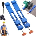 thumbnail image 4 of Scienceny Base de máquina de corte ajustable, guía de precisión, portacuchillas de madera, Base de corte ajustable, 2 piezas Herramientas manuales y eléctricas, 4 of 6
