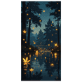 thumbnail image 2 of Enchanting Forest Nighttime Backdrop Banner with Glowing Butterflies Party Decorations for Photography Props Events Photo Booth Setup and Themed Parties, 2 of 7