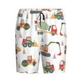 thumbnail image 4 of Gaeub Excavator Printed Men's Short Pajama Pants, Lightweight Lounge & Sleep Bottoms Keep You Cool - Large, 4 of 9