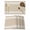 Brown, variant on Blue Stripe Placemats Set of 4 French Stripe Farmhouse Style Place Mats Table Mats Kitchen Dining Home Outdoor Party Table Decoration