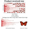 thumbnail image 3 of Lilixerw Halloween Red Butterfly Wall Stickers Decorations,Window Glass Decoration,Wall Decals,Party Supplies, 3 of 7