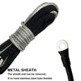 thumbnail image 5 of Winch Rope 1/4 Inch x 50 Feet 7500 LBS Synthetic Winch Line Cable with Black Protective Sleeve Winch Line Ropes for ATV Winch with Synthetic Rope UTV Winches Rope Truck Boat Vehicle, 5 of 9