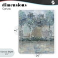 thumbnail image 4 of Stupell Industries Coastal Subdued Impression of Trees Canvas Art, 30 x 40, by Sally Swatland, 4 of 8