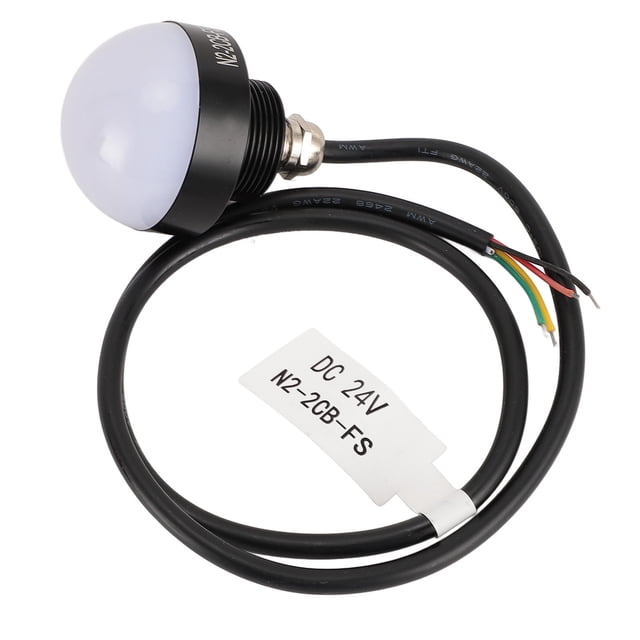 Signal Warning Light, Continuous Light 3 Colors Red Yellow Green Industrial Warning Light 24V for Engraving Machine