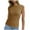 Khaki, variant on Lenpel Women's Tank Tops Trendy Casual Cap Sleeve Crew Neck Slim Ribbed T-Shirts Summer Tunic Tee Blouses