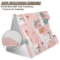 thumbnail image 2 of FORMRS A4 Clipboard Folder with Pen Holder Horizontal Foldable School Office Binder, Pink Christmas Snowman, 2 of 9
